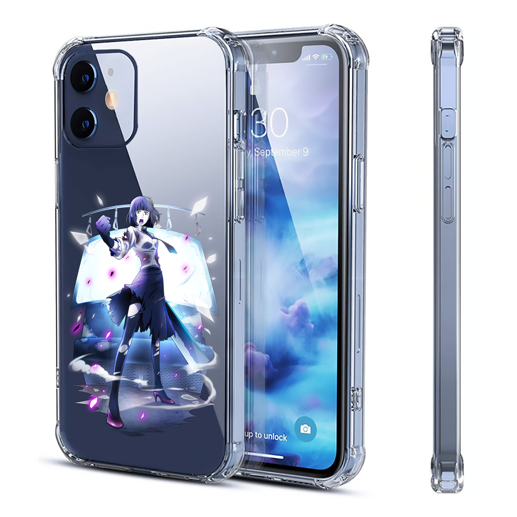 （画像用） 文豪ストレイドッグス Bungo Stray Dogs 【iPhone 12シリーズ対応】透明スマホケース（クリアソフトケース）